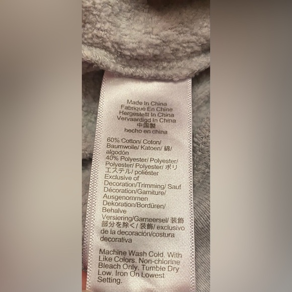 J Crew Woman’s Four Button Mock Neck GraySweater Size Large - Picture 5 of 6